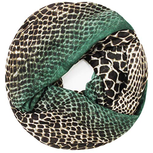 Glamexx24 Damen Schal Leo Muster Langschal Loop Schlauchschal Tuch XXL Loopschal Mädchen Animal Print Tuch von Glamexx24