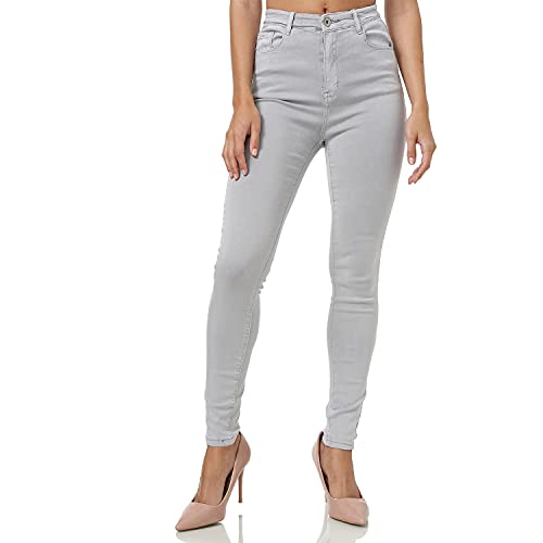 Glamexx24 Damen Skinny Fit Jeans High-Waist Strecht Hose von Glamexx24