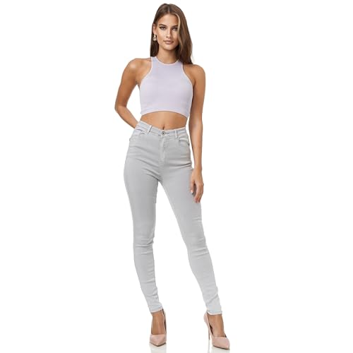 Glamexx24 Damen Skinny Fit Jeans High-Waist Strecht Hose von Glamexx24