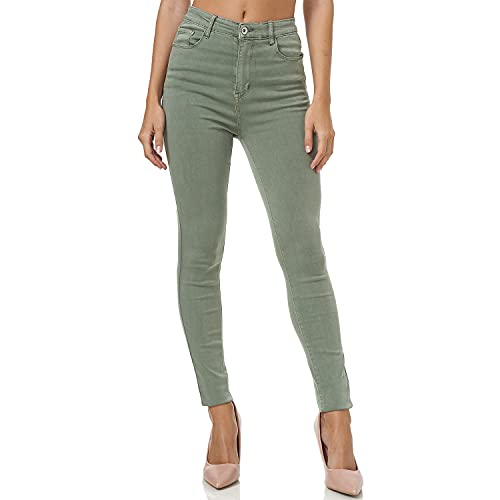 Glamexx24 Damen Skinny Fit Jeans High-Waist Strecht Hose von Glamexx24