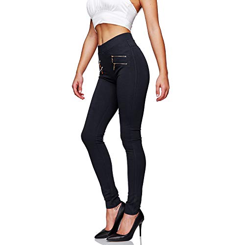 Glamexx24 Damen Stretch Hose Skinny Fit Jegging High-Waist Leggings von Glamexx24