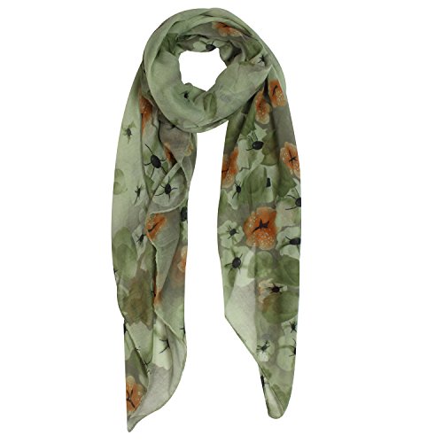 Glamexx24 Damen schal mit Mustermix im Blumendesign Langschal Loop Schlauchschal Tuch von Glamexx24