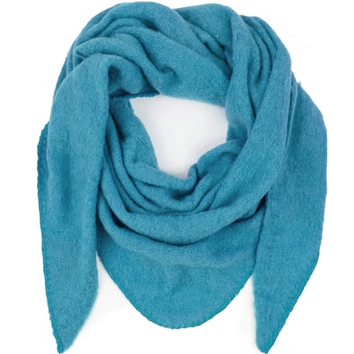 Glamexx24 Damenschal Dreieckstuch Damen Halstuch warmer Strickschal Kuscheliger Winterschal in viele Farben Weicher angenehm zu tragen von Glamexx24