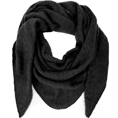 Glamexx24 Damenschal Dreieckstuch Damen Halstuch: Warmer Strickschal Kuscheliger Winterschal in viele Farben Weicher angenehm zu tragen von Glamexx24
