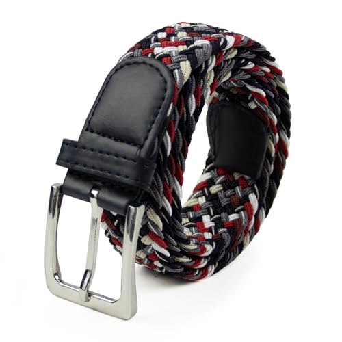 Glamexx24 Elastischer Gürtel Stoffgürtel Stretchgürtel, Unisex Geflochtener Dehnbarer Gürtel für Damen und Herren, Breite 3.5cm Länge 90cm bis 120cm Glamexx24 Elastischer Gürtel Stoffgürtel Stretchgürtel, Unisex Geflochtener Dehnbarer Gürtel für Damen und Herren, Breite 3.5cm Länge 90cm bis 120cm von Glamexx24