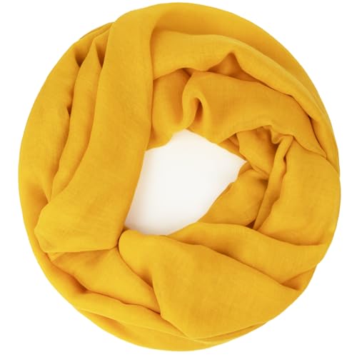 Glamexx24 Loop Schal Damen Schlauchschal Unifarbener Rundschal Halstuch für Frühling, Sommer, Herbst, Winter von Glamexx24