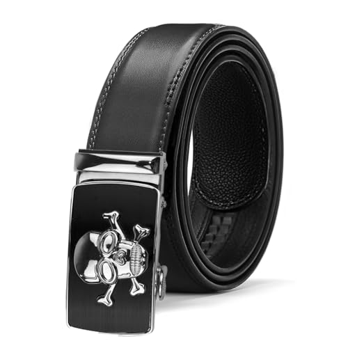 Glamexx24 Gürtel Herren Automatik Business Kleidung Gürtel Ratsche Anzug, Metall Denim Jeansgürtel Für Männer von Glamexx24