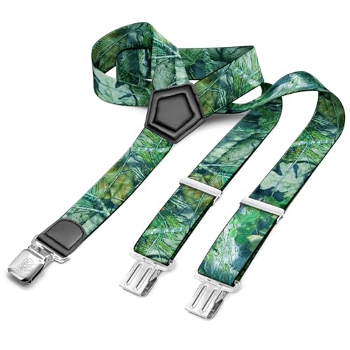 Glamexx24 Hosenträger für Herren mit Muster Robusten Clips 4 cm Breit Y-Form Verstellbar Elastisch Hosenträger für Männer und Frauen von Glamexx24