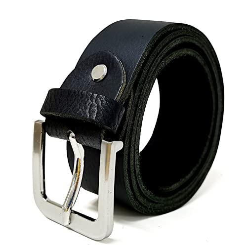 Glamexx24 Beidseitig Ledergürtel Herren Schwarz, 40MM Breit, Kürzbar, Herrengürtel Leder Schwarz, Gürtel Leder für Hosen und Jeans, Geschenke Für Herren Made in Germany von Glamexx24