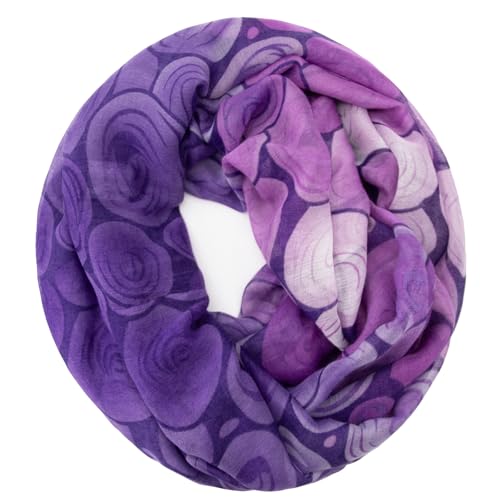 Glamexx24 Loop Schal Schlauchschal Leichter Damen Schal Mehrfarbig Rundschal Halstücher Sommerschal Loopschal Halstuch von Glamexx24