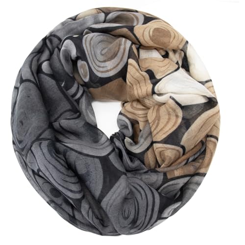 Glamexx24 Loop Schal Schlauchschal Leichter Damen Schal Mehrfarbig Rundschal Halstücher Sommerschal Loopschal Halstuch von Glamexx24