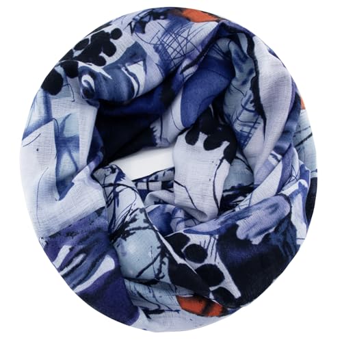 Glamexx24 Loop Schal Schlauchschal Leichter Damen Schal Mehrfarbig Rundschal Halstücher Sommerschal Loopschal Halstuch von Glamexx24