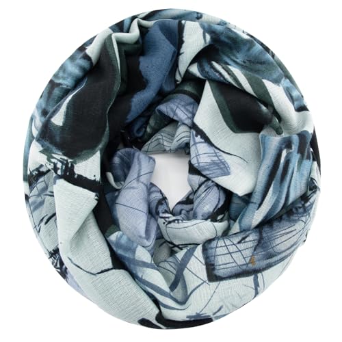 Glamexx24 Loop Schal Schlauchschal Leichter Damen Schal Mehrfarbig Rundschal Halstücher Sommerschal Loopschal Halstuch von Glamexx24