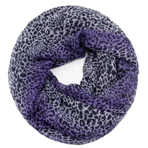 Glamexx24 Loop Schal Schlauchschal Leichter Damen Schal Mehrfarbig Rundschal Halstücher Sommerschal Loopschal Halstuch von Glamexx24