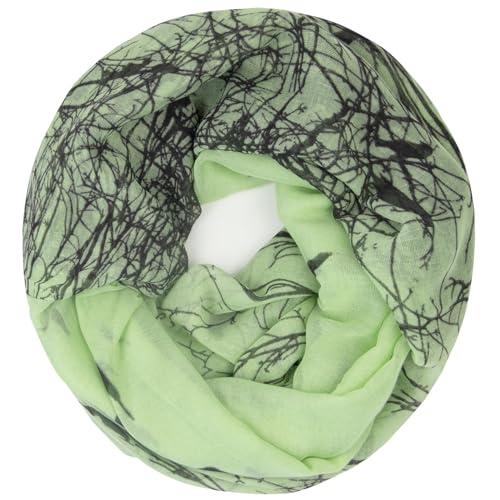 Glamexx24 Schal Damen Langschal Schlauchschal mit Muster Loop schal Loopschal Tuch Halstuch Rundschal Leicht von Glamexx24