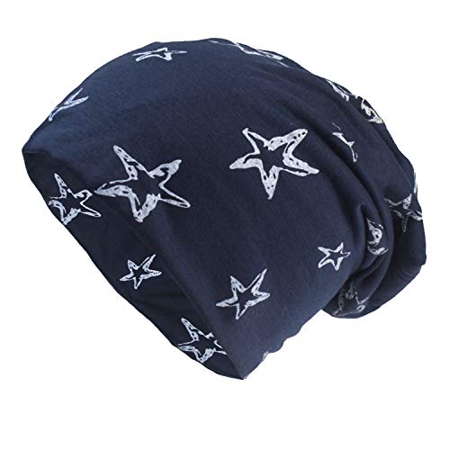 Glamexx24 Stern Long Beanie Mütze Unisex Stern Muster Hut warm und weich im Sommer Herbst und Winter von Glamexx24