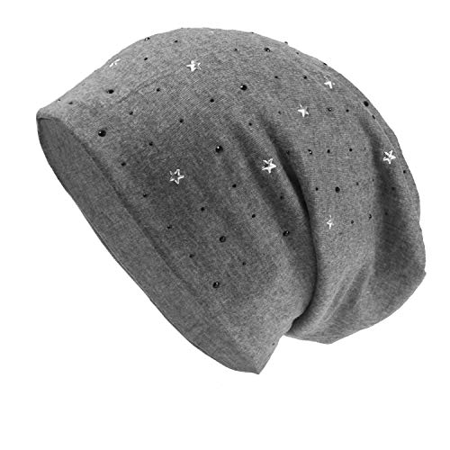 Glamexx24 Stern Long Beanie Mütze Unisex Stern Muster Hut warm und weich im Sommer Herbst und Winter von Glamexx24