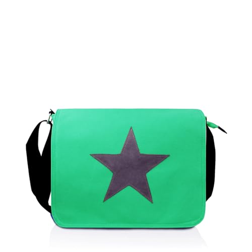 Glamexx24 Tasche Handtaschen mit Stern Muster, Schultertasche Umhängetasche Tragetasche Laptoptasche Messenger Bag für Arbeit Freizeit oder Schule von Glamexx24