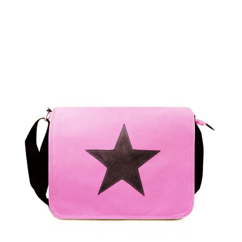 Glamexx24 Tasche Handtaschen mit Stern Muster, Schultertasche Umhängetasche Tragetasche Laptoptasche Messenger Bag für Arbeit Freizeit oder Schule von Glamexx24