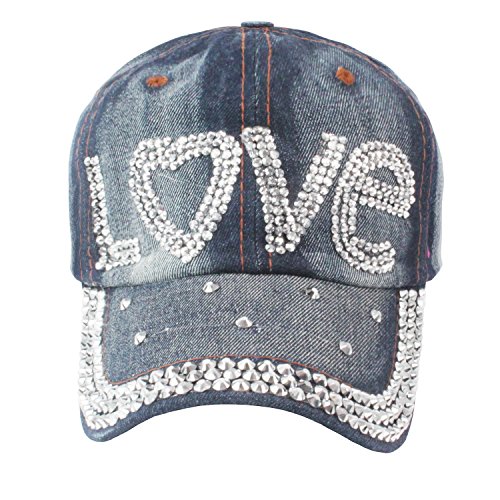 Glamexx24 Topstyle Jeans Cap im Vintage Style mit Stern und Strasssteinen Baseball von Glamexx24