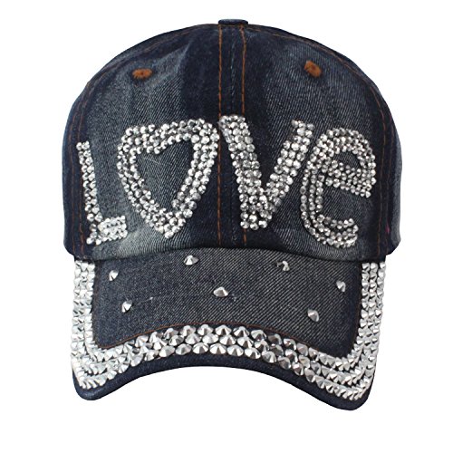 Glamexx24 Topstyle Jeans Cap im Vintage Style mit Stern und Strasssteinen Baseball von Glamexx24