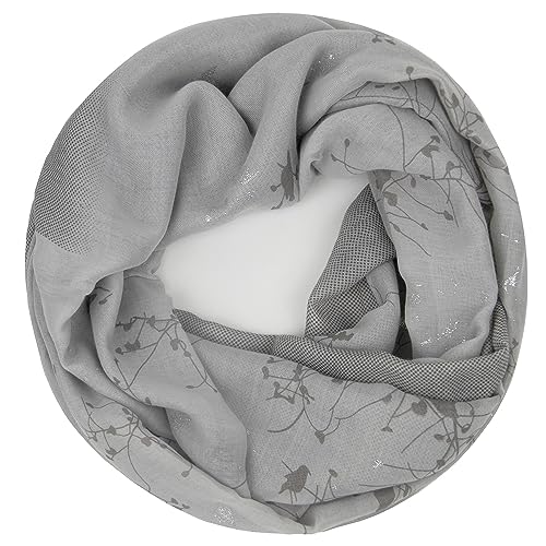Glamexx24 Damen Schal Schlauchschal Langschal mit Muster Loop schal Loopschal Tuch Halstuch Rundschal Leicht von Glamexx24