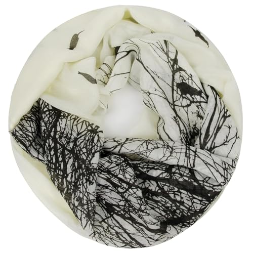 Glamexx24 Topstyle Schal Schlauchschal Damen Langschal mit Muster Loop schal Loopschal Tuch Halstuch Rundschal Leicht von Glamexx24