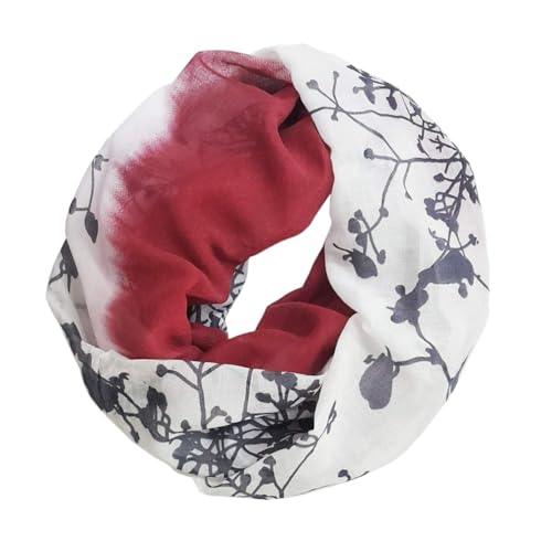 Glamexx24 Topstyle Schal Schlauchschal Damen Langschal mit Muster Loop schal Loopschal Tuch Halstuch Rundschal Leicht von Glamexx24