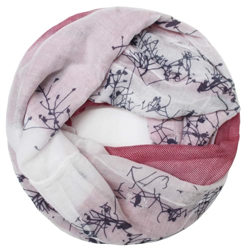 Glamexx24 Topstyle Schal Schlauchschal Damen Langschal mit Muster Loop schal Loopschal Tuch Halstuch Rundschal Leicht von Glamexx24