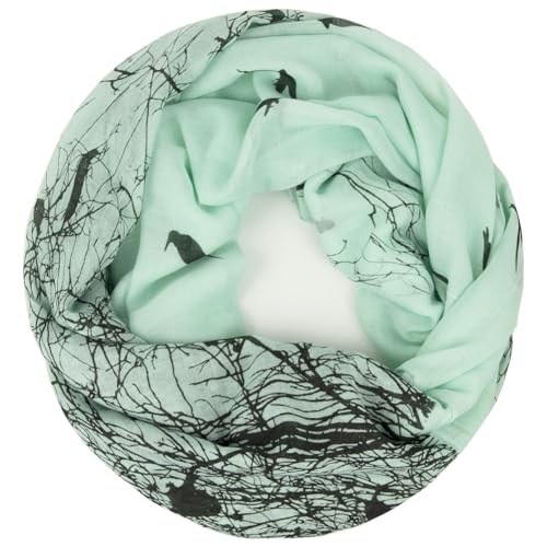 Glamexx24 Topstyle Schal Schlauchschal Damen Langschal mit Muster Loop schal Loopschal Tuch Halstuch Rundschal Leicht von Glamexx24