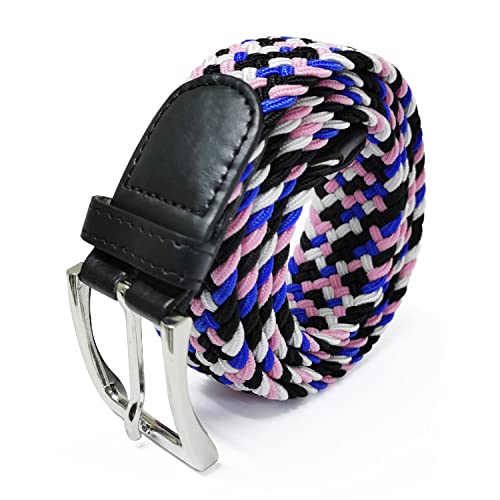 Glamexx24 Elastischer Gürtel Stoffgürtel Stretchgürtel: Unisex Geflochtener Dehnbarer Gürtel für Damen und Herren, Breite 3.5cm Länge 90cm bis 120cm von Glamexx24
