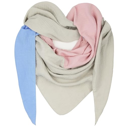 Glamexx24 XXL Damenschal Damenhalstuch viele Farben Unisex Dreiecksform Extra groß Sommerschal Herbstschal dünner Schal weich viele Farbkombinationen Leichter Schal von Glamexx24