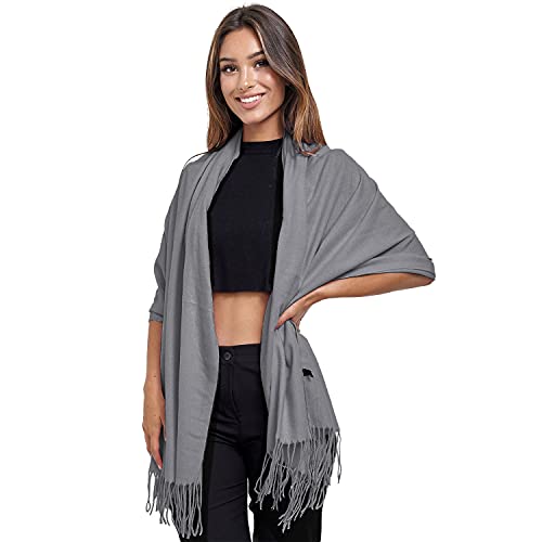 Glamexx24 XXL Damenschal Langer Schal Damen Poncho Schal Oversized Deckenschal Unifarben Winterschal extra langer Schal warmer Schal von Glamexx24