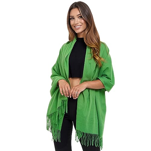 Glamexx24 XXL Damenschal Langer Schal Damen Poncho Schal Oversized Deckenschal Unifarben Winterschal extra langer Schal warmer Schal von Glamexx24