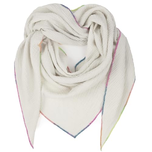 Glamexx24 XXL Schal für Damen oder Herren. Baumwollschal mit Farbverlauf an der Naht. Winterschal. Sehr warm und weich auf der Haut Made Italy von Glamexx24