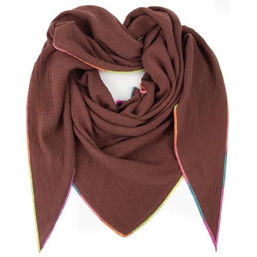 Glamexx24 XXL Schal für Damen & Herren, Winterschal Baumwollschal mit Farbverlauf an der Naht Sehr warm und weich auf der Haut Made Italy von Glamexx24