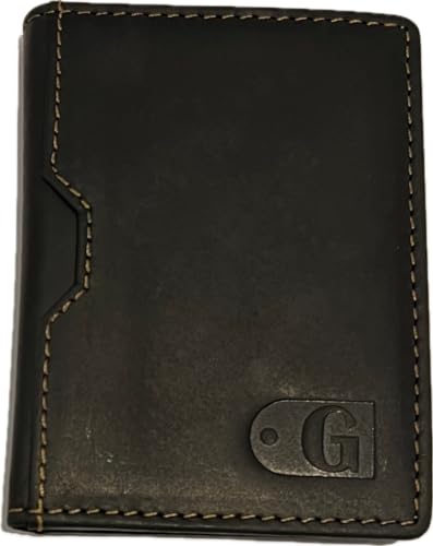 Glamicci Minimalistische Hunter Slim Wallet für Damen & Herren | Kartenhalter für Männer | Kartenhalter Geldbörse für Damen | Geldbörsen für Herren Slim (RCH4TNH), Hunter Black, Slim & Small, Modern von Glamicci