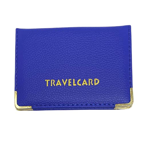 Glamified Schutzhülle für Reisekarten, Busausweis, Leder, Brieftasche, Schiene, Kartenhülle, blau, 10.5 cm, Casual Glamified Schutzhülle für Reisekarten, Busausweis, Leder, Brieftasche, Schiene, Kartenhülle, blau, 10.5 cm, Casual von Glamified , glam