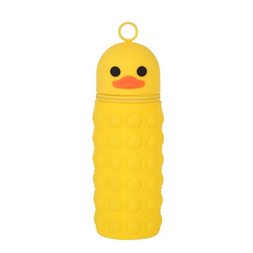 Glamifyr 2-in-1 Schulmäppchen aus Weichem Silikon - Duck, Silikon Federmäppchen Mädchen Junge, Squishy Weiche Stiftetasche, H 20 cm Glamifyr 2-in-1 Schulmäppchen aus Weichem Silikon - Duck, Silikon Federmäppchen Mädchen Junge, Squishy Weiche Stiftetasche, H 20 cm von Glamifyr