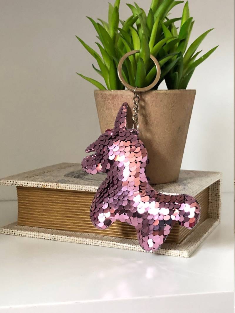 Pailletten Einhorn Schlüsselanhänger/Glittery Schlüsselanhänger/Schlüsselanhänger/Einhorn/Pink Pailletten Einhorn Schlüsselanhänger/Glittery Schlüsselanhänger/Schlüsselanhänger/Einhorn/Pink von GlammasVintageShop