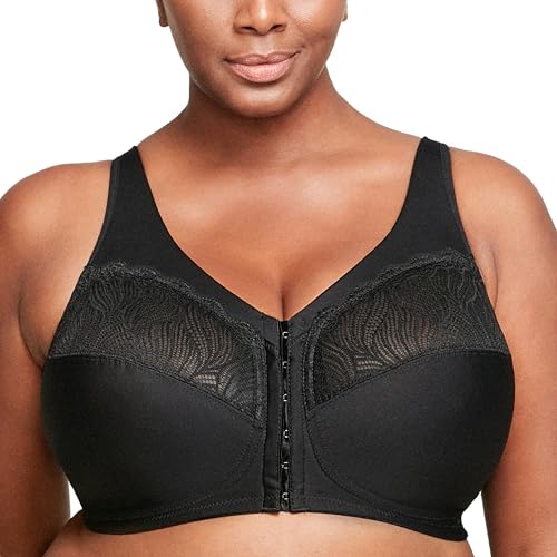 Glamorise Damen 1210 Full Coverage Bra, Schwarz, 120G Glamorise Damen 1210 Full Coverage Bra, Schwarz, 120G von Glamorise