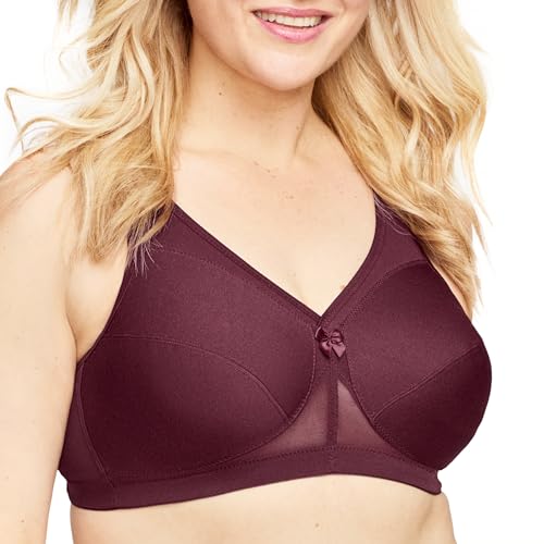 Glamorise Damen-BH 1005, Weinrot, 40D von Glamorise