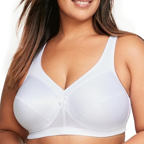 Glamorise Damen 1005 Full Coverage Bra, Weiß, 105E EU von Glamorise