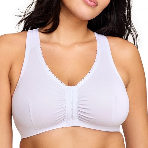 Glamorise Damen Perfectcomfort Baumwolle-BH BH, Weiß, 90E/F EU Glamorise Damen Perfectcomfort Baumwolle-BH BH, Weiß, 90E/F EU von Glamorise