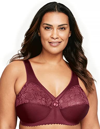 Glamorise Damen 1000 Full Coverage Bra, Bordeaux, 110G EU von Glamorise