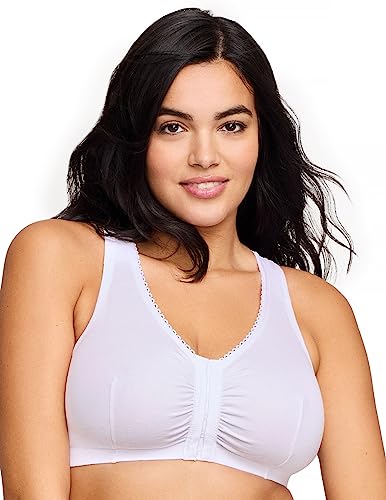 Glamorise Damen Perfectcomfort Baumwolle-BH BH, Weiß, 100B-D EU von Glamorise