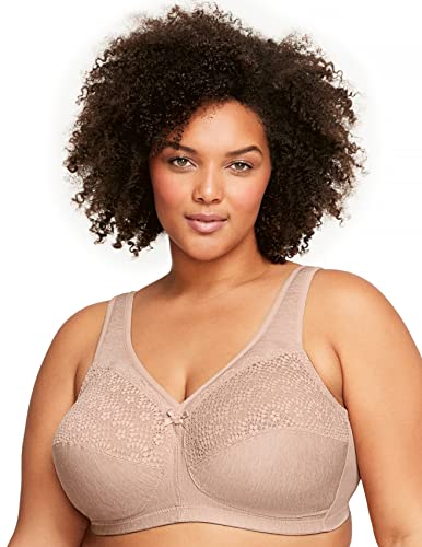 Glamorise Damen 1064 Full Coverage Bra, Haut Meliert, 85F EU von Glamorise