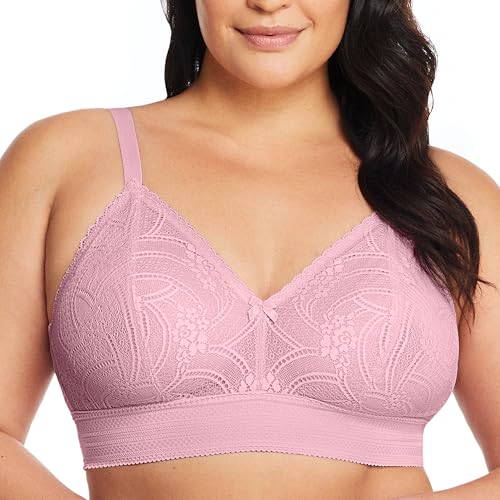 Glamorise Große Größen Plusgröße Bramour Gramercy Spitzen-Bralette de Luxe ohne Bügel Nr. 7012 Glamorise Große Größen Plusgröße Bramour Gramercy Spitzen-Bralette de Luxe ohne Bügel Nr. 7012 von Glamorise