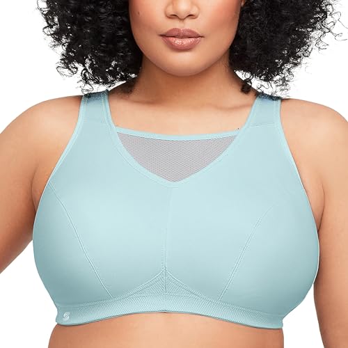 Große Größen Plusgröße Bustier Sport-BH mit bestem Halt ohne Bügel Nr. 1066 von Glamorise