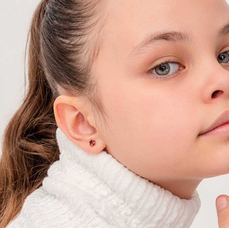 Individuelle Geburtsstein Ohrstecker Für Baby Oder Kinder Kleine Mädchen Ohrringe Edelstein Die Kleine Prinzessin von GlamoristicKids